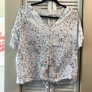 Beachlunchlounge Floral Tie Top